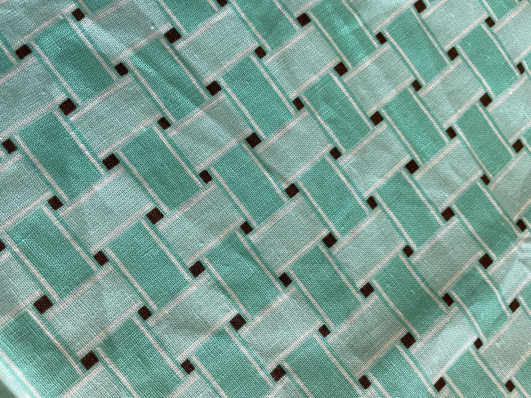 Basket Weave Pattern Cotton Blend 34