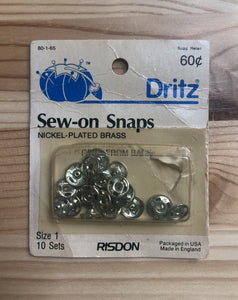 Vintage Sew On Snaps