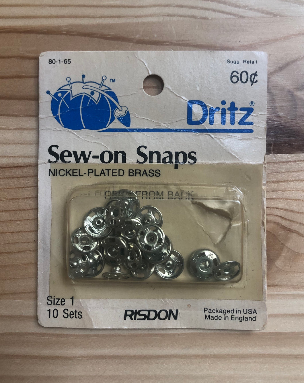 Vintage Sew On Snaps