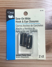Load image into Gallery viewer, Sew On Hook &amp; Eye Closure
