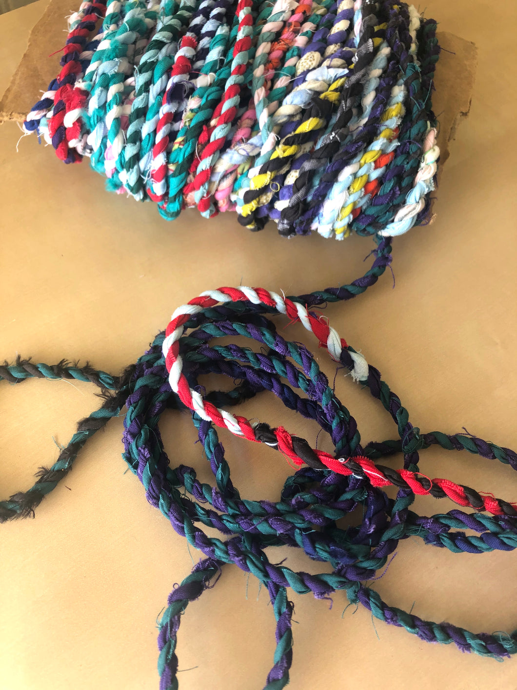 Scrap Fabric Rope