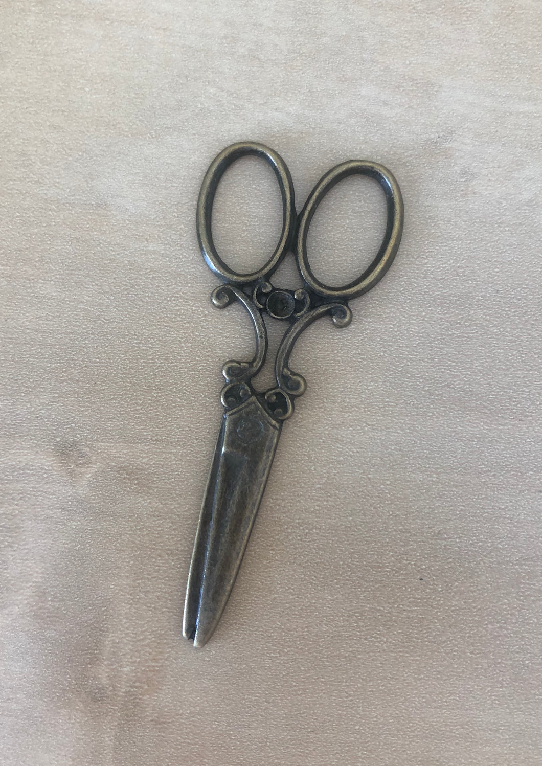 Brass Plated Scissor Charms