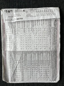 McCall's M5753 Pattern Size 16-22
