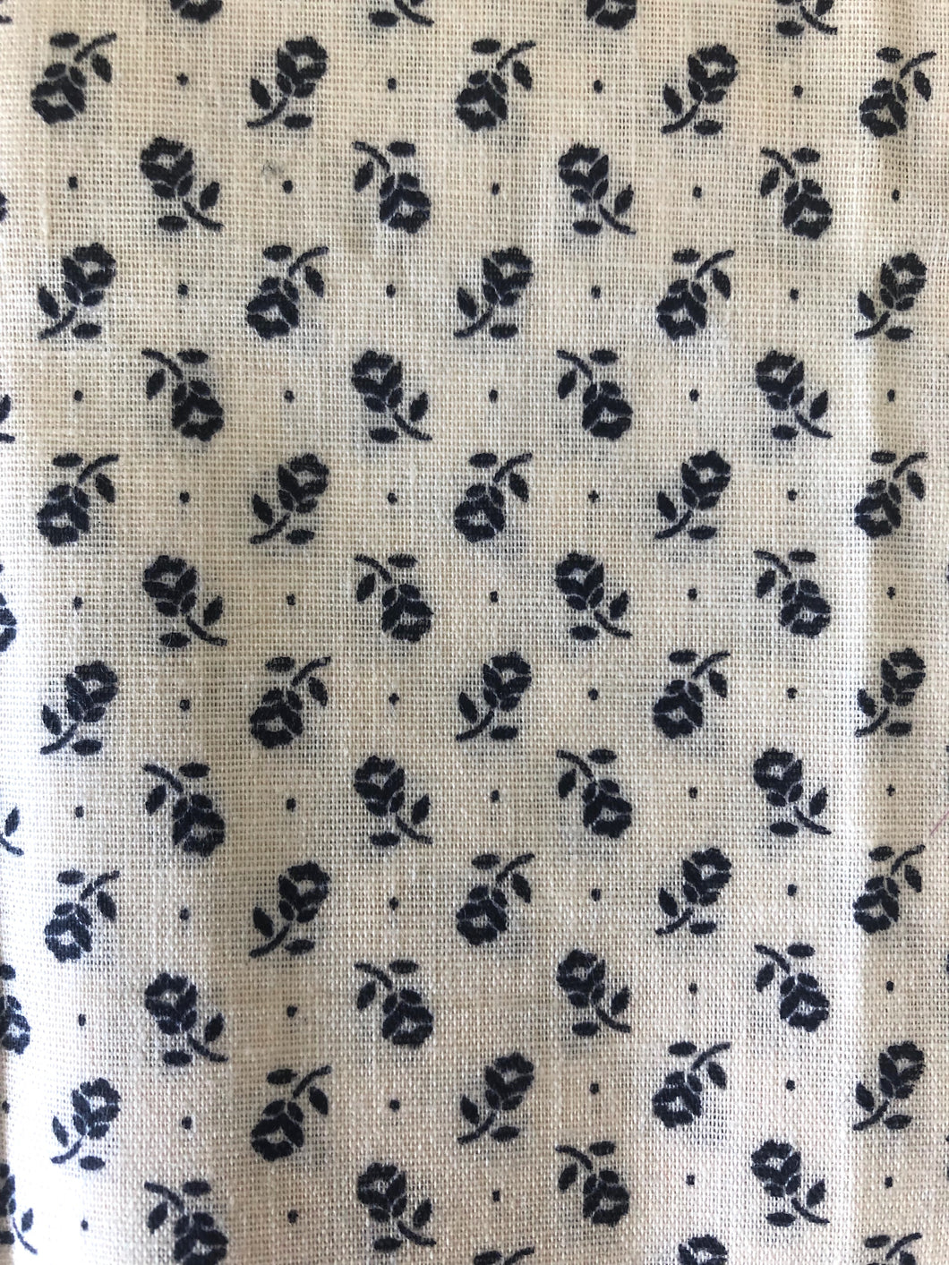 Blue Floral 1/4 Yard Fabric