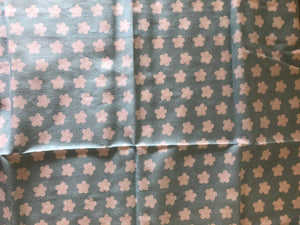 Blue Flower Scrap Trio