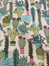 Load image into Gallery viewer, Potted Succulents 1 Yard Quilting Cotton
