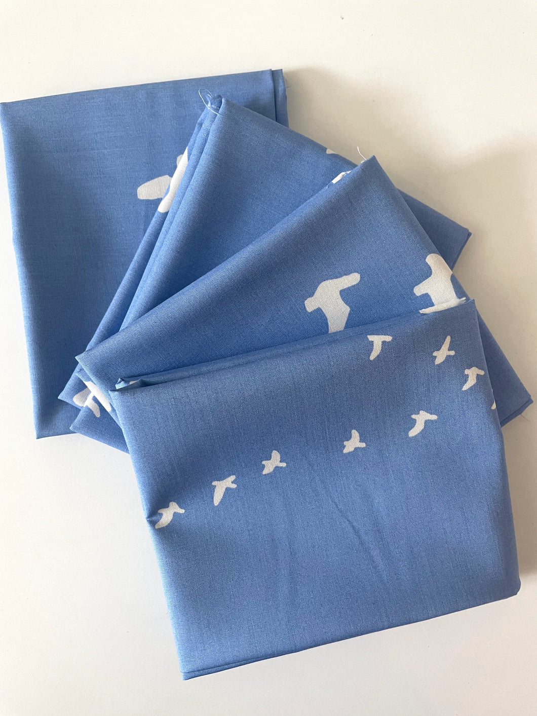 Flight Cornflower Fat Quarter Organic Cotton Poplin