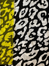 Load image into Gallery viewer, Black and White Cotton Animal Print

