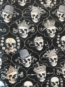 Decorated Skulls 1 Yard Quilting Cotton
