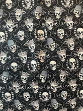 Load image into Gallery viewer, Decorated Skulls 1 Yard Quilting Cotton
