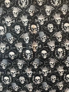 Decorated Skulls 1 Yard Quilting Cotton