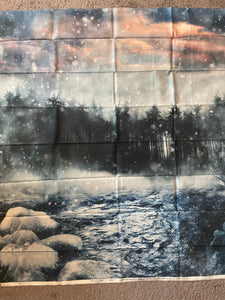 Winter Scene Cotton Panel