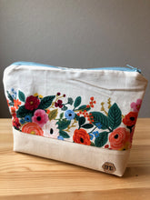 Load image into Gallery viewer, White Rifle Paper Zipper Bag
