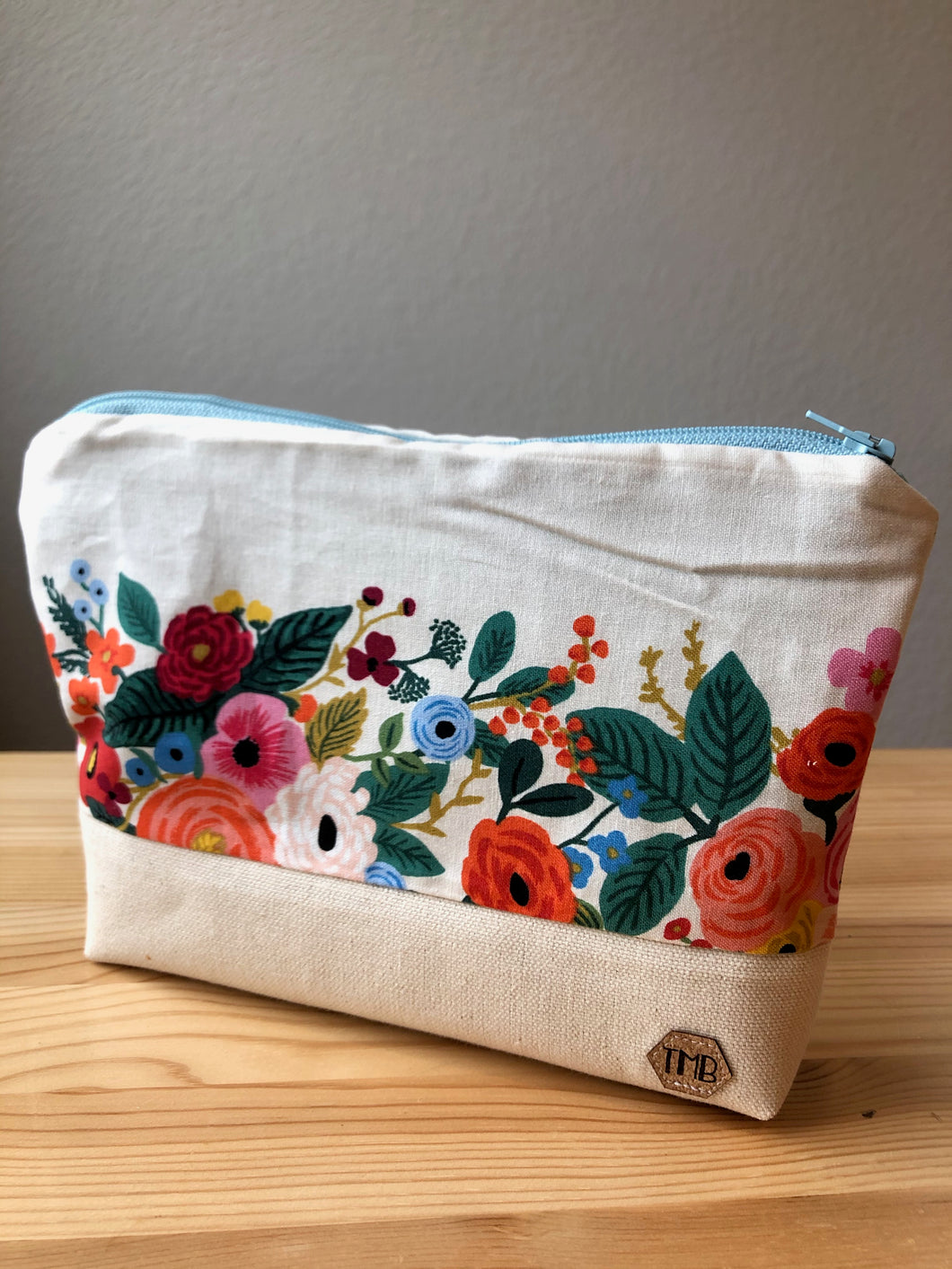 White Rifle Paper Zipper Bag