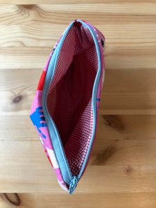Hand Pattern Zipper Bag