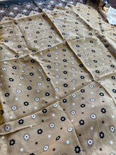 Load image into Gallery viewer, 1.5 Yards Brown Floral &amp; Geometric Cotton
