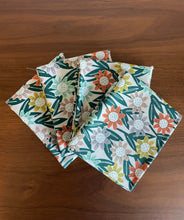 Load image into Gallery viewer, Colorful Blooms Fat Quarter Organic Quilter&#39;s Weight Cotton
