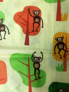 14x18 Cartoon Monkey Cotton Odd Cut