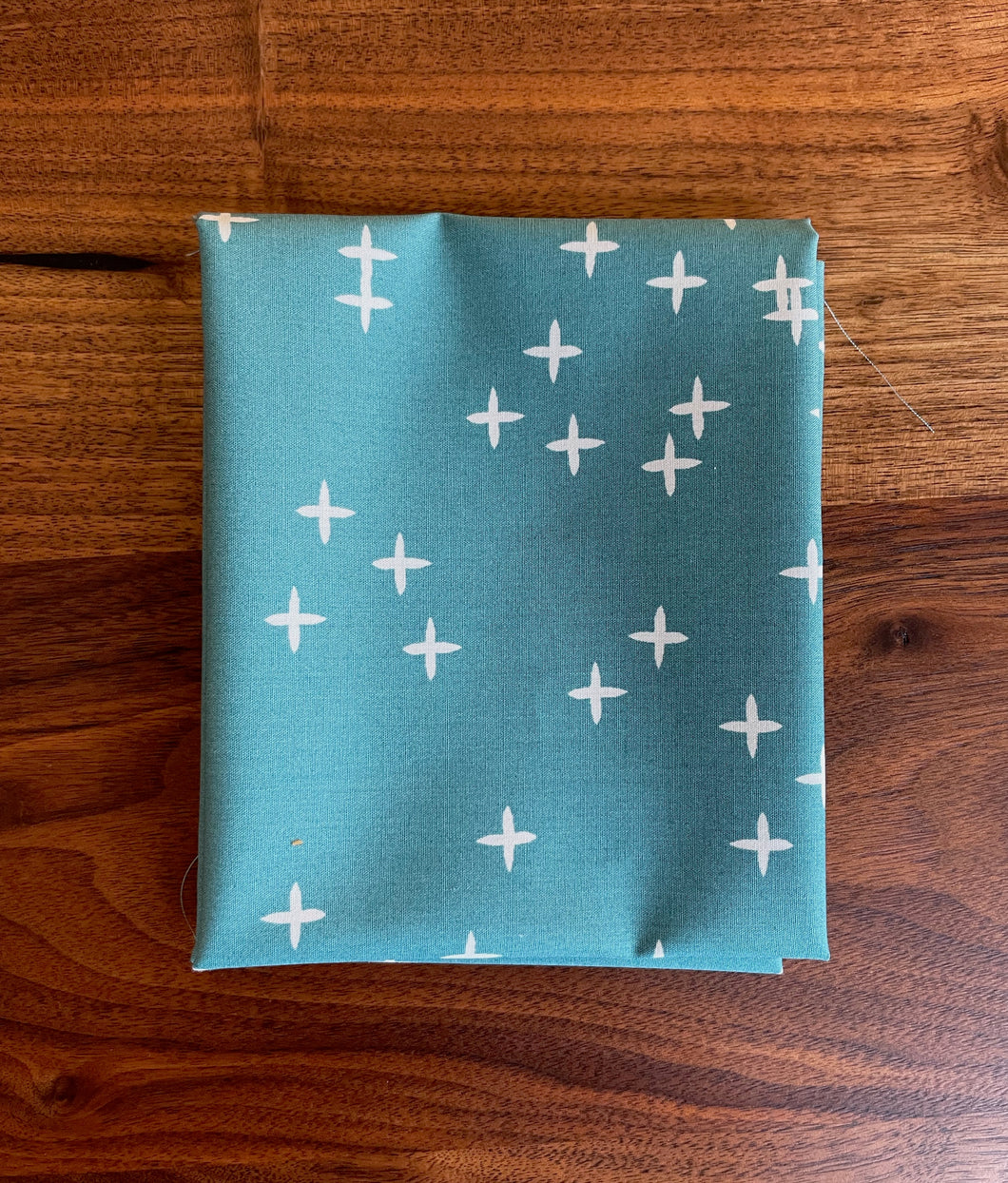 Wink Teal Fat Quarter Organic Cotton Poplin