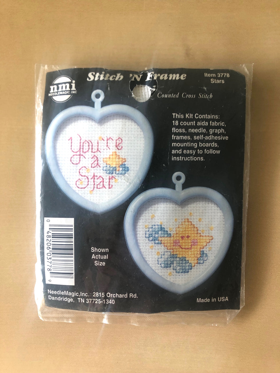 Stitch 'N Frame Vintage Stars Cross Stitch Kit