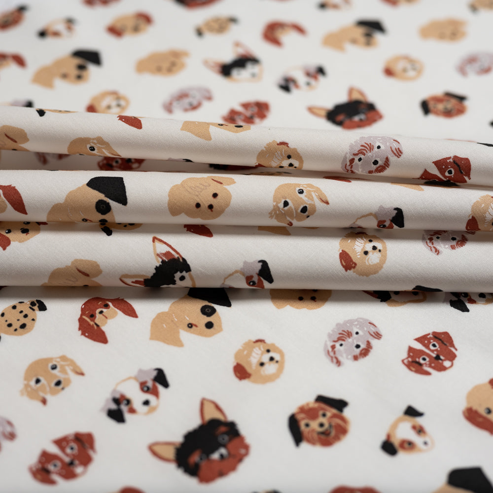 Doggie Dots Organic Cotton Poplin