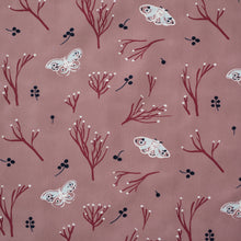 Load image into Gallery viewer, Lullaby Wood Rose Organic Poplin Fat Quarters
