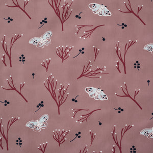 Lullaby Wood Rose Organic Poplin Fat Quarters