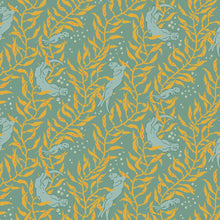 Load image into Gallery viewer, Otters Mid Blue Organic Poplin
