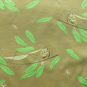 Praying Mantis Organic Cotton Poplin