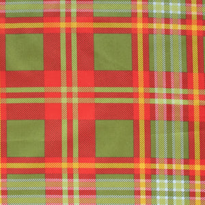 Holiday Plaid Organic Cotton Poplin