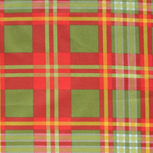 Load image into Gallery viewer, Fat Quarter Holiday Plaid Organic Cotton Poplin
