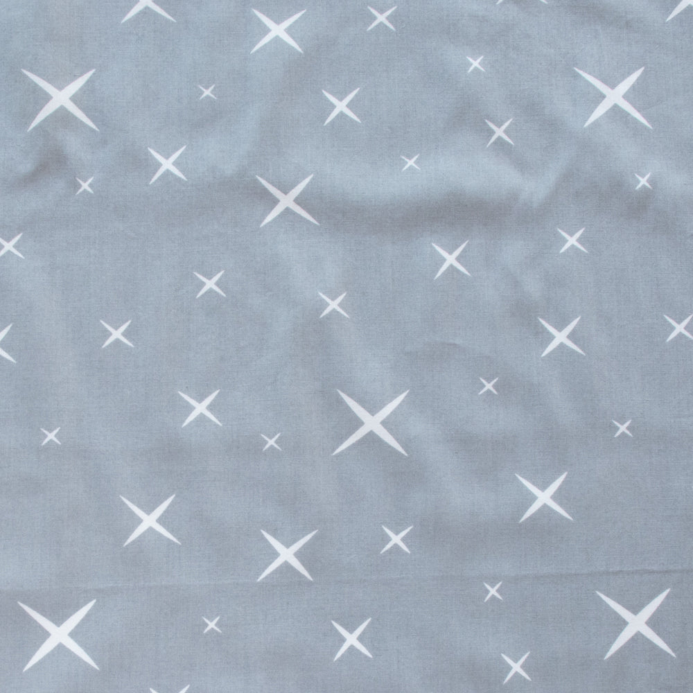 Little Hoshi Gray Organic Cotton Poplin