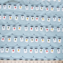 Load image into Gallery viewer, Fat Quarter Holiday Jars Organic Cotton
