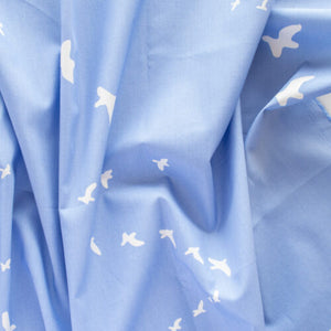 Flight Cornflower Organic Cotton Poplin