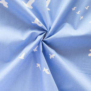 Flight Cornflower Organic Cotton Poplin