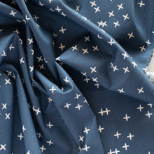 Load image into Gallery viewer, Wink Dark Denim Organic Cotton Poplin
