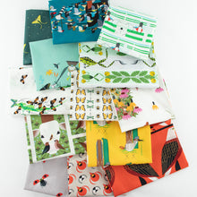Load image into Gallery viewer, Fat Quarter Bundle Summer Vol. 2 Charley Harper Organic Cotton Poplin
