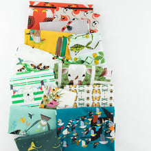 Load image into Gallery viewer, Fat Quarter Bundle Summer Vol. 2 Charley Harper Organic Cotton Poplin
