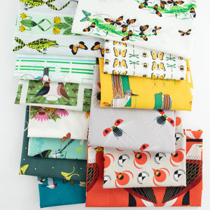 Fat Quarter Bundle Summer Vol. 2 Charley Harper Organic Cotton Poplin