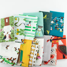 Load image into Gallery viewer, Fat Quarter Bundle Summer Vol. 2 Charley Harper Organic Cotton Poplin
