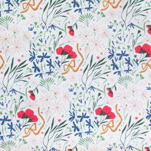 Load image into Gallery viewer, Fat Quarters Tossed Bouquet Meadow Organic Poplin

