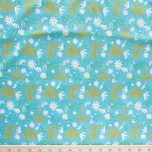 Load image into Gallery viewer, Fat Quarters Fronds and Flowers Market Organic Poplin
