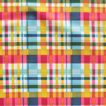 Load image into Gallery viewer, Fat Quarters Plaid Party Market Organic Poplin
