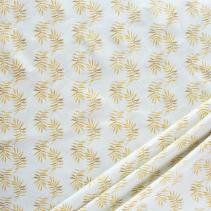 Fat Quarters Fond Fronds Market Organic Poplin
