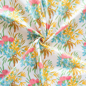 Fat Quarters Bouquet Market Organic Poplin