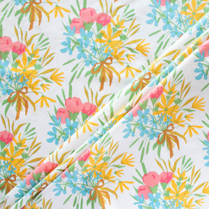 Fat Quarters Bouquet Market Organic Poplin