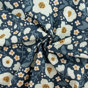 Bella Donna Denim Blue Cotton Lawn