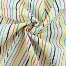 Load image into Gallery viewer, Yarn Stripe Bright Organic Poplin Fat Quarters
