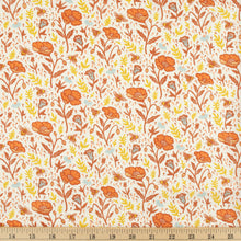 Load image into Gallery viewer, Poppies Cream Organic Poplin Fat Quarters
