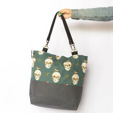 Load image into Gallery viewer, Wrented Skull Barkcloth
